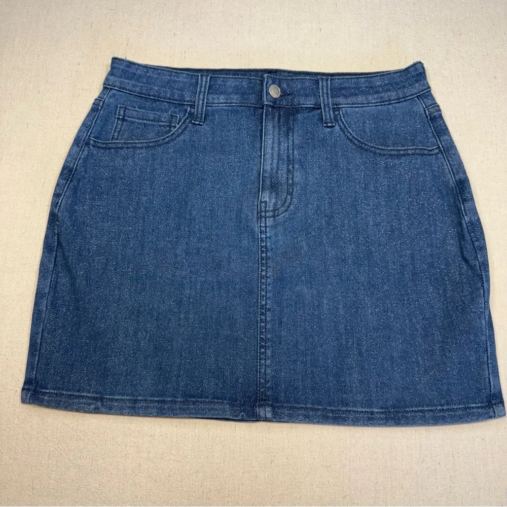 Celebrity Pink Blue (Sparkly) Mini Skirt - Size 11